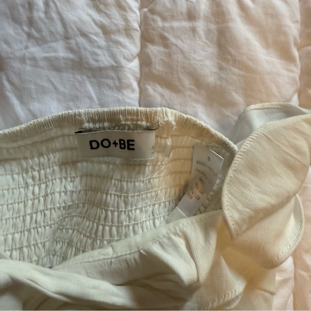 DO+BE White Ruffle Tank Top - Picture 3 of 5